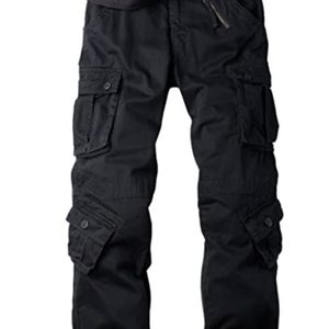 Women's Cotton Casual Military Army Cargo Combat Work Pants with 8 Pocket